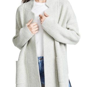 Madewell Spencer Sweater Coat Gray XXS